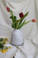 Load image into Gallery viewer, Speckled White Carved Vase (5) (Qty. 1)
