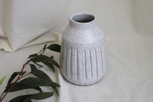 Load image into Gallery viewer, Speckled White Carved Vase (3) (Qty. 1)
