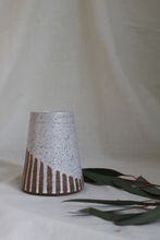 Load image into Gallery viewer, Diagonal Line Cone Bud Vase (Qty. 1)

