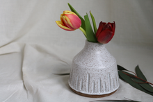 Load image into Gallery viewer, White Speckled Bud Vase (Qty. 1)
