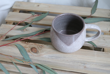 Load image into Gallery viewer, Taupe and White V Mug (Qty. 1)
