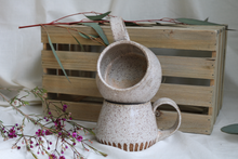 Load image into Gallery viewer, Off White Speckled UFO Mug (Qty. 2)
