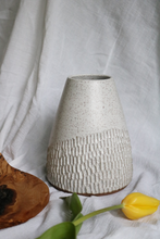 Load image into Gallery viewer, Carved Cone Vase (1)

